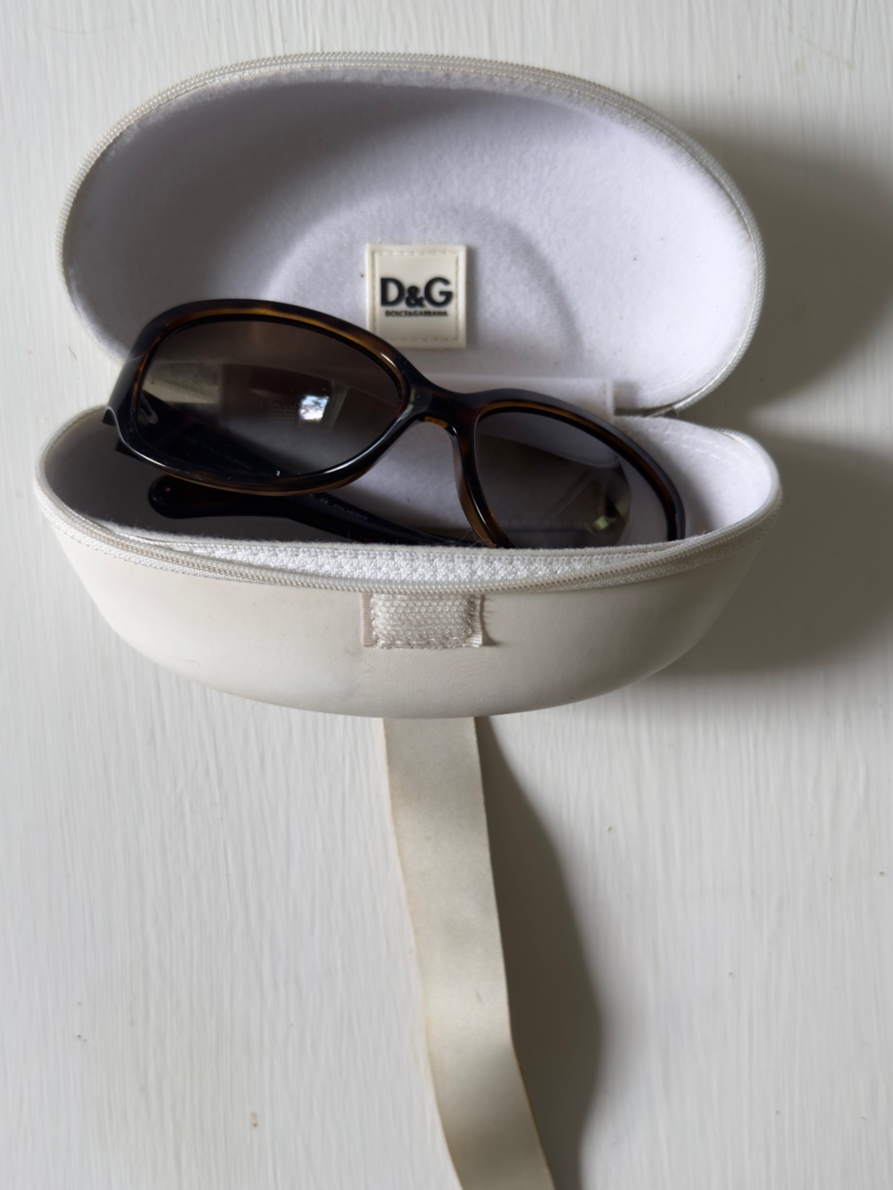 Vintage Dolce & Gabbana Polarized Tortoise Sunglasses 505/T5 Made in Italy